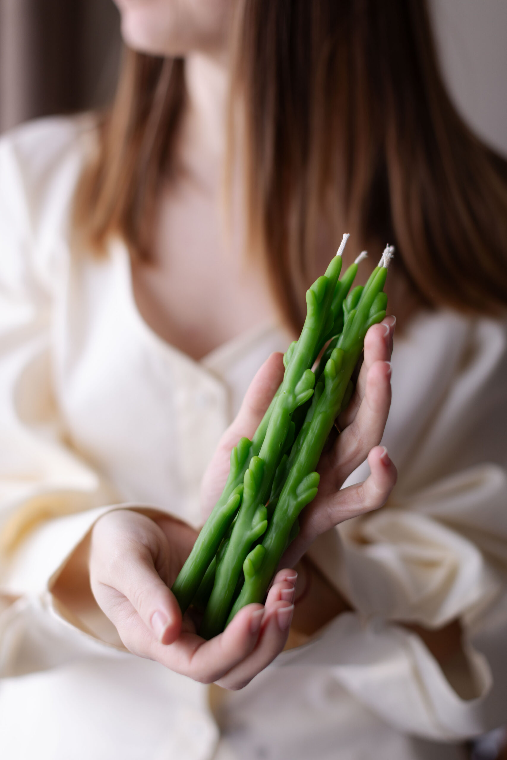 Набір бджолиних свічок ВЕРБОВІ КОТИКИ - Зображення 6